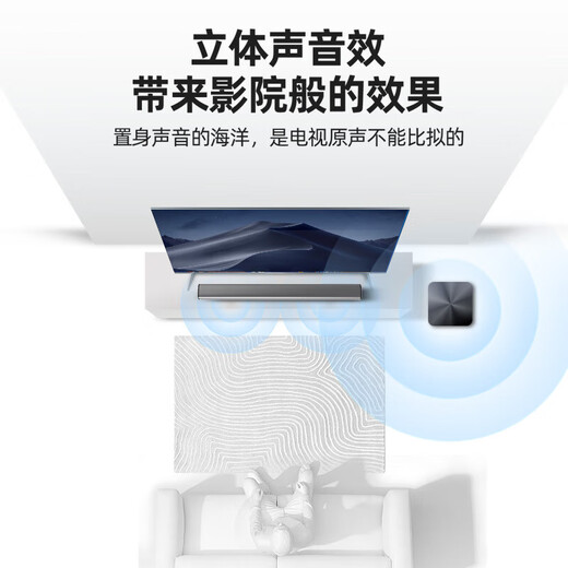 SANSUI DV-92A Echo Bar Speaker Home Theater TV Speaker Computer Mobile Phone Bluetooth Speaker Wall-mounted Sound Bar 8-inch Subwoofer DV-92A TV Speaker + 8-inch Subwoofer