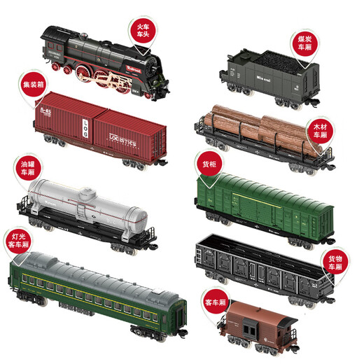 Retro Steam Train Toy with Track Simulation Stationnement de rail à grande vitesse