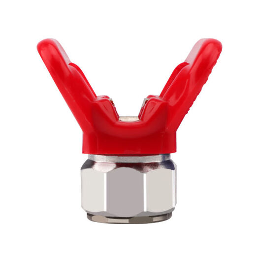 Airless sprayer nozzle duckbill seat nozzle nozzle mat latex paint spray gun accessories universal complete set (517 nozzle + nozzle seat)