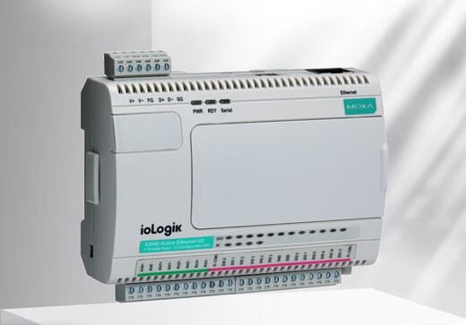 E1214 MOXA industrial remote Ethernet I/O module, large quantity in stock, excluding tax, 1 piece