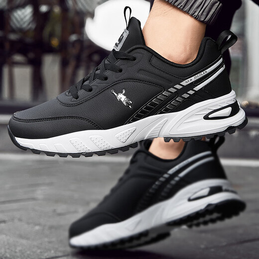 Jordan Gran Summer Men's Zapatos de gran tamaño zapatos antideslizantes 46 Air Cushion 47 Avestibles Sports Imploud Impermevas Sports Sports Running Blanco y negro 9737 44