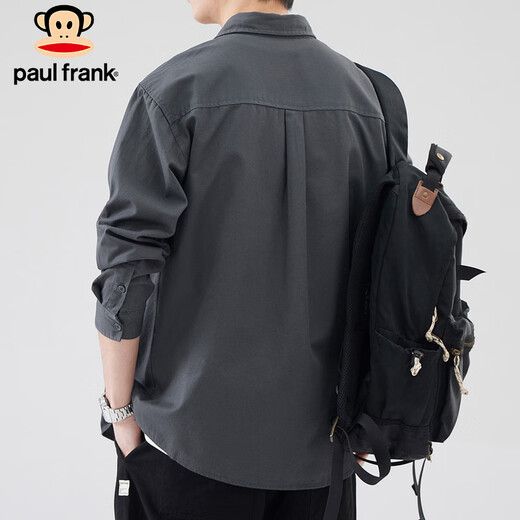 Big Mouth Monkey (Paul Frank) Camisa de manga larga Spring Simple Loose Camiseta informal