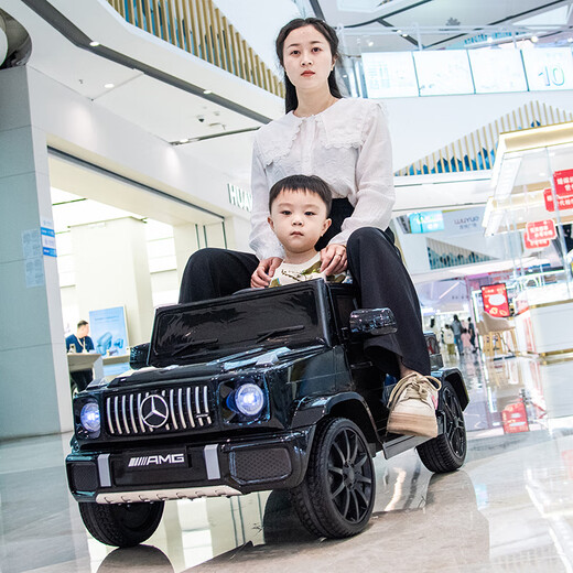 蚁道大G婴儿童电动车四轮玩具车可坐大人小孩可驾驶载人遥控汽车 标配白：遥控+摇摆+双驱 0-10岁宝宝1-3-6岁玩具