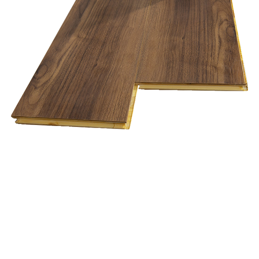 XMSJ Pure Pure Pure à trois couches Floor composite en bois solide Jijifeng Retro Walnut B&B Italien Américain Nouveau plancher en bois massif à trois couches 9905-18 mm CORE RIB 18 ÉPART Série 1