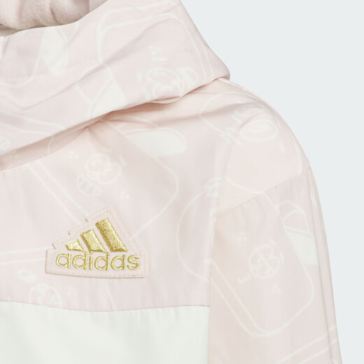 Adidas (adidas) Männer- und Mädchen Spring Red Velvet Kapuze Sport Jacke JF3879 JF3880 110 cm