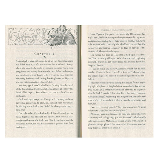 
Imported English original Warriors Cat Warriors Part 8 12345 1-5 volumes Inspirational children's growth English fantasy novels Extracurricular interest reading materials for elementary and junior high school youth English learning chapter bridge book HarperCollins 3: Shadow Miasma Confused Paperback Cat Warriors