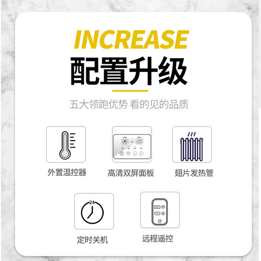 Industrial heater hot air stove heater high power large area heater hot air fan breeding greenhouse drying room 10KW/220V super hot air heating 70-120 square meters