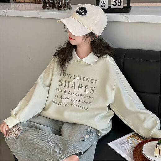 儿童春秋卫衣2025新款女童时髦洋气秋装衣服大童女孩秋季上衣童装 NN-A997【绿色】春秋款 160cm