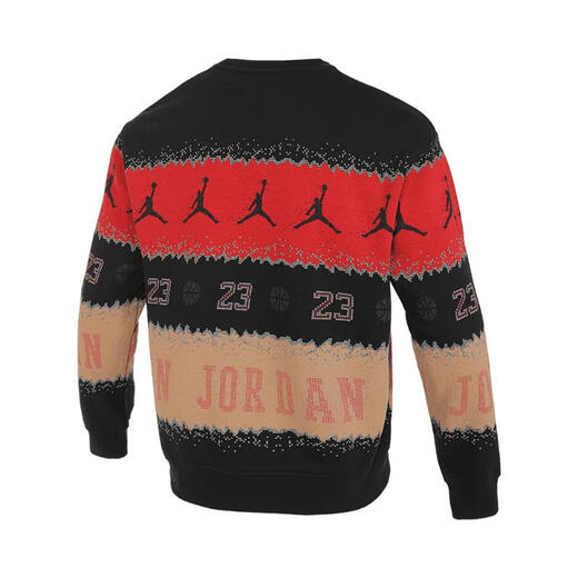 Nike [大发发] NIKE Men's AS M J ESS MMBR HLDY FLC CREW Knitted Pullover FD7464-687 3XL