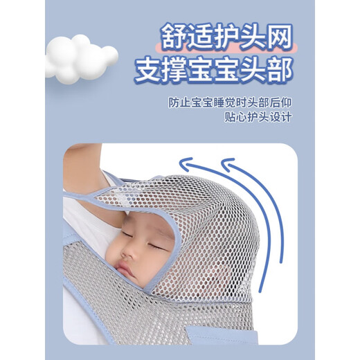 Aiyuanmei Strap de bebé delantera y trasera de doble uso recién nacido recién nacido frontal bebé liviano sosteniendo artefactos libres manos yunshanlan