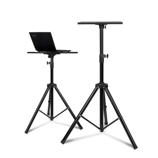 Chulinse computer lift table bracket standing high table outdoor live broadcast table portable foldable standing office workbench tray + mobile phone cantilever bracket