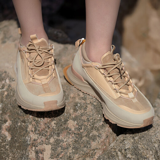 Canada Gans [E -Kartenzahlung] Gletscher Trail Frauen lässige Schuhe Outdoor Sneakers Damenschuhe 7785W 1369 Hasel/White 39
