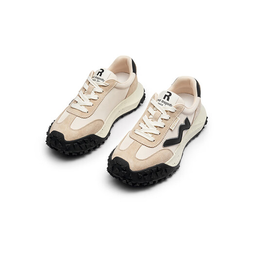 Red Dragonfly Fashion Casual Damenschuhe neue Retro Dicke Sohle -Board -Schuhe Trendy Sneakers Forrest Gump Schuhe Laufschuhe WLB14070 Meter Black 36 36