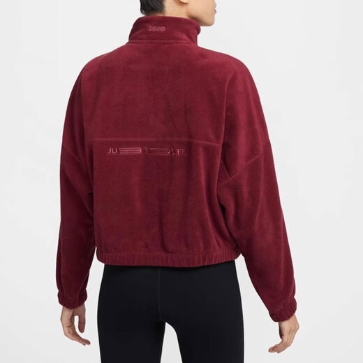 Nike (Nike) Sweatshirt Frauenjacke Frühling und Herbst Neue Samt warme Sportbekleidung Halsbänder Windproof Casual Jumper HV8465 HV8465-677 XS