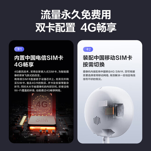 Cámara de vigilancia de batería de fluorita CB1 Monitor inalámbrico Full Wireless Home Mobile Teléfono móvil Remoto ADSORPIA EN VOZ DE VOZ DE BOYA EN LA INSTALACIÓN Modelo de carga de visión nocturna de alta definición [4G Traffic] 3 millones de píxeles 64G Tarjeta de alta velocidad [Actualización de pedido 128G]