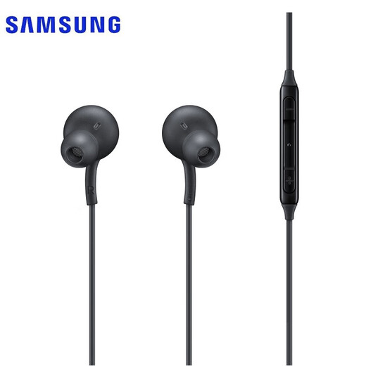 三星（SAMSUNG）Type-C 有线耳机原装 AKG调校 线控入耳式 耳机 黑色