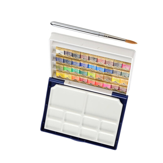 Holbein Holbein Solid Watercolor Pigment 36 Colours (Resin Box) PN698 Artiste au niveau de la peinture professionnelle importée du Japon multicolore