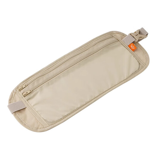 Bolsa de cintura antirrobo de Lingyunhe Passortes de viaje antirrobo ajustados de manera cercana a hombres y mujeres invisibles deportivos Pasaporte delgado Pasaporte de teléfono móvil Bag Khaki Antirt-theft Wist Bag [1 Paquete] [delgado y ajustado, fuerte y duradero]