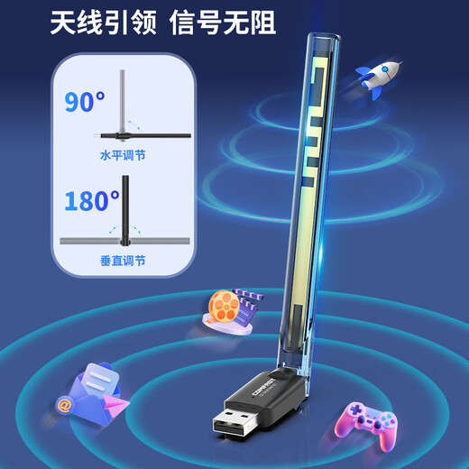 COMFAST CF-WU818N Беспроводная сетевая карта USB без драйверов, ноутбук, настольный компьютер, хост, Wi-Fi-приемник, сетевой передатчик, внешняя антенна через стену