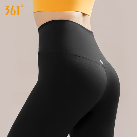 361 Pantalones de yoga para mujeres Nuevos estilos para mujeres que usan polalas de elevación de vientre de cintura alta para mujeres pantalones de tiburón para mujeres que corren deportes otoño otoño negro (689) l