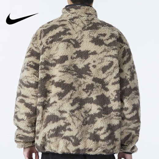 耐克（NIKE）男装新款SB滑板运动服摇粒绒保暖休闲翻领夹克外套 DQ4885-010 M