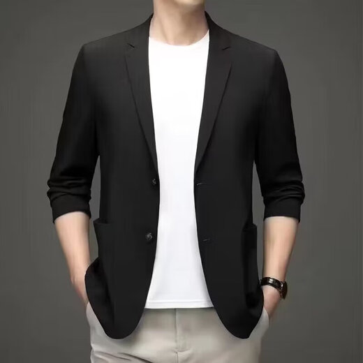 凡客诚品（VANCL）防晒西服男春夏单层薄款夏季士休闲衣小西装轻薄春秋季单 718#白色 2XL