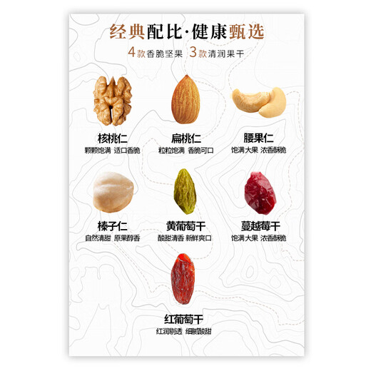 三只松鼠 THREE SQUIRRELS三只松鼠X10袋装便携4坚果3果干休闲混合装零食小吃 10袋 三只松鼠每日坚果25gX 1袋