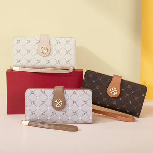 POLO clutch women's wallet multi-card slot long wallet card bag large capacity bag women's bag birthday gift for girlfriend