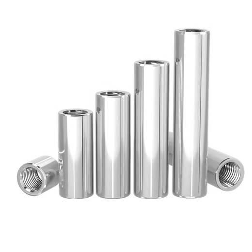 Tianzhuo Hardware 304 stainless steel extended thick high round nut through wire connection nut column screw joint welding high pressure screw nut M20*60*M30 1 piece