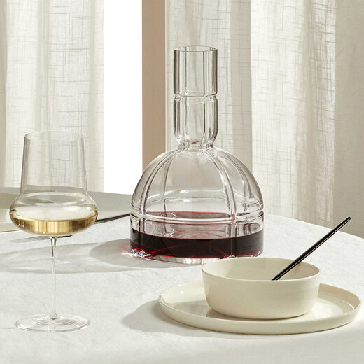 
MOSUANUDE Türkiye imported crystal glass decanter with lid red wine bottle household wine splitter lead-free glass wine bottle 28656 decanter 3200ml
