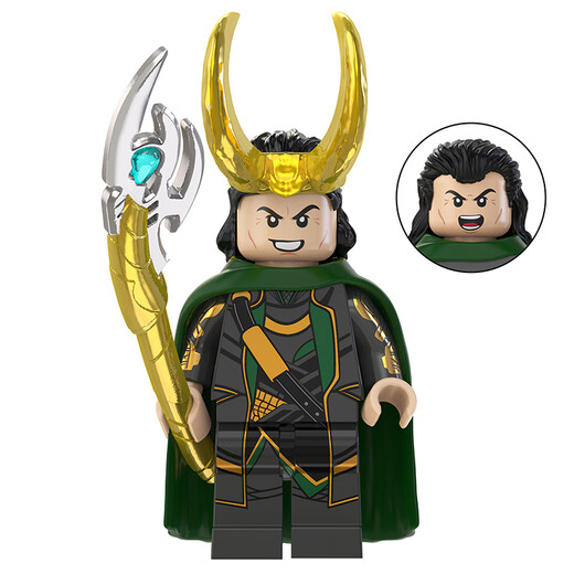 Gott der Geschichte Rocky 2 Time Management Bureau Iron Man versammelte Bausteine ​​und Figuren Toys TV6206 TV1047-Loki