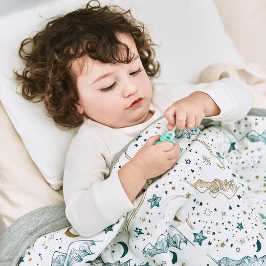 Nest designs baby quilt kindergarten three-piece set six-piece set spring and autumn quilt blanket quilt kindergarten nap quilt four seasons quilt four seasons thin quilt - Chuxue S size (110x140cm)