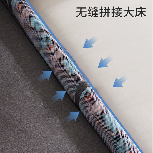 史威比（Sweeby）婴儿床可折叠拼接床多功能儿童床免安装可升降婴儿宝宝床 舒适版丨标准版+蚊帐+尿布台