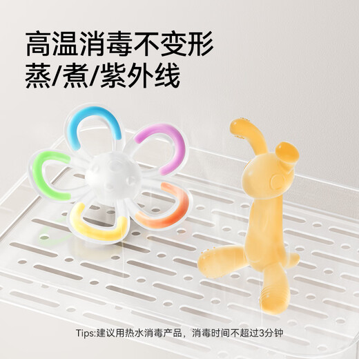 YEEHOO Newborn Teether Teething Toy for Infants and Toddlers during Oral Period, Teething Toy - Pack of Two