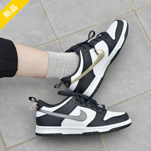 Nike (NIKE) Basketballschuhe Damenschuhe AirJordanaj1 Sneakers Herbst Low-Top Atmungsaktive Casual Leichte Sportschuhe Trendy DH9764-001 Schwarz und Weiß Rot Panda 36,5