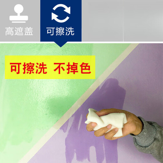 XMSJ竹炭乳胶漆室内墙面漆家用彩色自刷墙漆粉刷涂料油漆20kg 深灰色 1477c 0kg*0件 18L