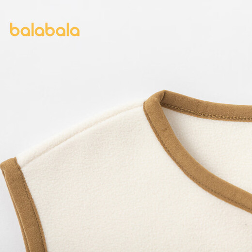 Balabala children's clothing baby warm vest winter thickened polar fleece children's vest boys and girls plus fleece 208424171204