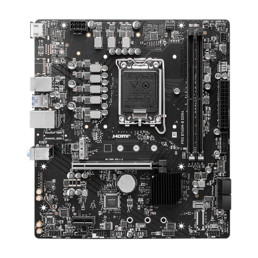 微星MSI B660M B760M Z790 B660迫击炮Mortar爆破弹WiFi Z690刀锋钛台式电脑主板电竞游戏主板 微星B760M-B D4 2.5G网卡/神光同步