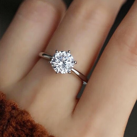 Shusu Wedding Ring Simulation Diamond Ring Wedding Props Wedding fake diamond ring opening adjustable proposal ceremony Simulation Diamond Ring Male + Female + Matching Ring Box