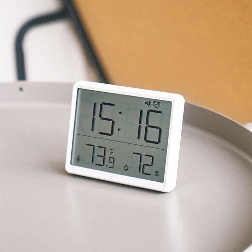 Elektronische Tintenbildschirm Uhr Haushalt elektronischer Wand Hanging große Smart Temperatur und Luftfeuchtigkeit Schülern Nacht