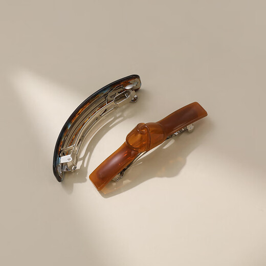 Chimera (CHIMERA) 2-piece spring clip hairpin for women, half-tied at the back of the head, low ponytail top clip, birthday gift for girls