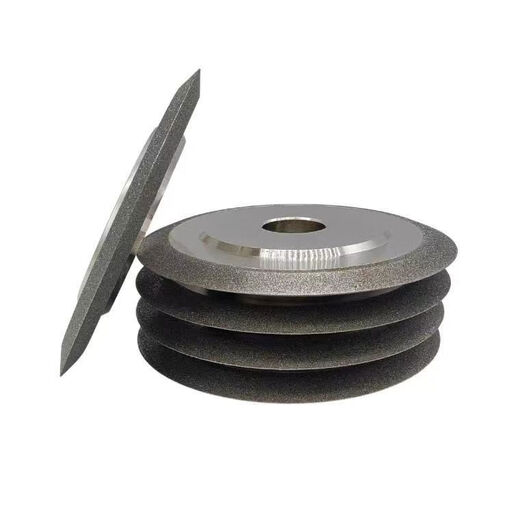 Bord simple et double oblique à 45 degrés Diamond Grinceing Roue céramique Tungstène Areal Tie à fibre de carbone Vis à fibre de carbone Détho