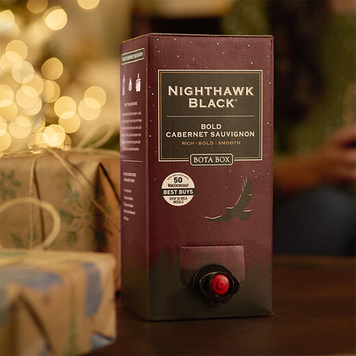 BOTA BOX Box Nighthawk Red Wine Rum barrel aged red wine 3L boxed with original imported famous wines in the United States. The United States imported Botta Rum barrel aged wine 3L