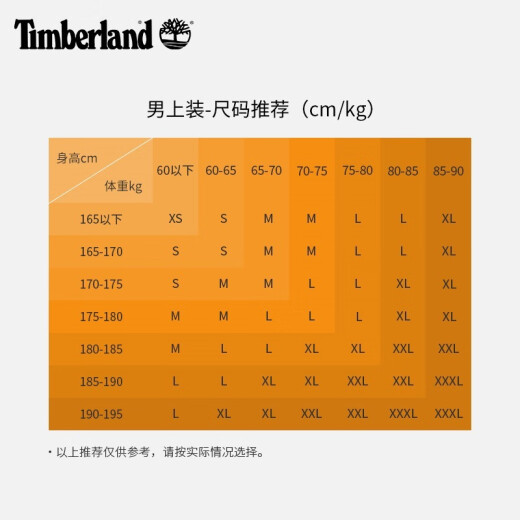 添柏岚（Timberland）男装冲锋衣外套户外防水防风|AW A695W073/中蓝色 XS 165(建议100-120斤)