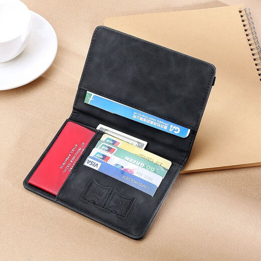 Zhewei Business Travel Passport Pack Flight Boarding Passport Clip Anti-theft Passport This set of ticket certificate folders are equipped with SIM card slots Pink - Flight Exclusive Upgrade material Anti-theft brush cloth/SIM card slot