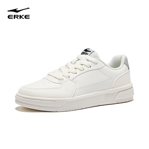 Hongxing Erke Board Shoes Men's 2025 Summer Nuevos zapatos blancos clásicos SOLO SOLO SOLO CAVILLO SULLO SULE SUPERIOR VERSATIL SOPORTIVO MICRRÍSTAL WHITE 41
