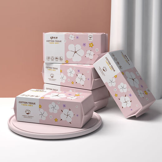 Bellanbell baby cotton soft wipes wet and dry dual-use baby soft wipes non-wet wipes children's face towel for washing butt, hands and mouth Quercus face towel 4 pack 200*200mm 12.5*20 cm