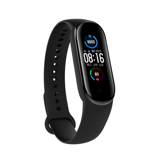 Chongjie Xiaomi Mi Band NFC version/6th generation/5th generation wrist. With universal bracelet watch. With replacement silicone bracelet. Suitable for Xiaomi Mi Band 5/6 generation creative accessories - Xiaomi 5/6 generation/NFC universal bracelet wrist strap. Random color