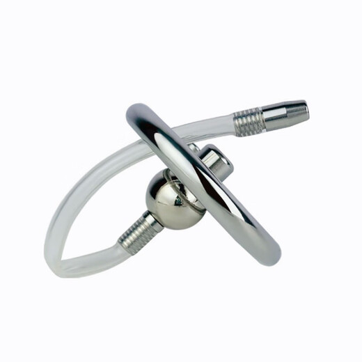 
MPPMCK confidential shipping double screw negative electrode lock stainless steel flat plate negative number chastity lock men's chastity clean lock cb lock 15940mm round