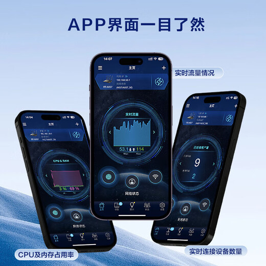 华硕（ASUS）RT-BE57/RT-AX57双频四核 WiFi7 千兆家用电竞无线路由器 电竞芯 游戏加速穿墙王 OP DIYB 华硕RT-AX57【WiFi6】